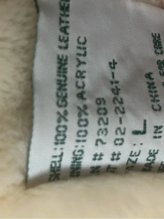 Stephanie Andrew’s Suede Hooded Shearling Jacket with Cream Lining Leather - Picture 7 of 7